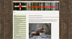Desktop Screenshot of cornwallredsquirrels.co.uk