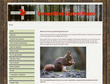Tablet Screenshot of cornwallredsquirrels.co.uk